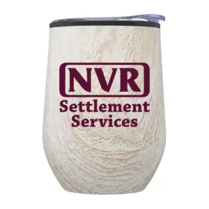 NVR Settlement Services - 12 Oz. Palmera Stemless Wine Tumbler w/Lid
