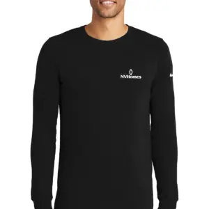 NVHomes - Nike Men's Dri-FIT Cotton/Poly Long Sleeve Tee