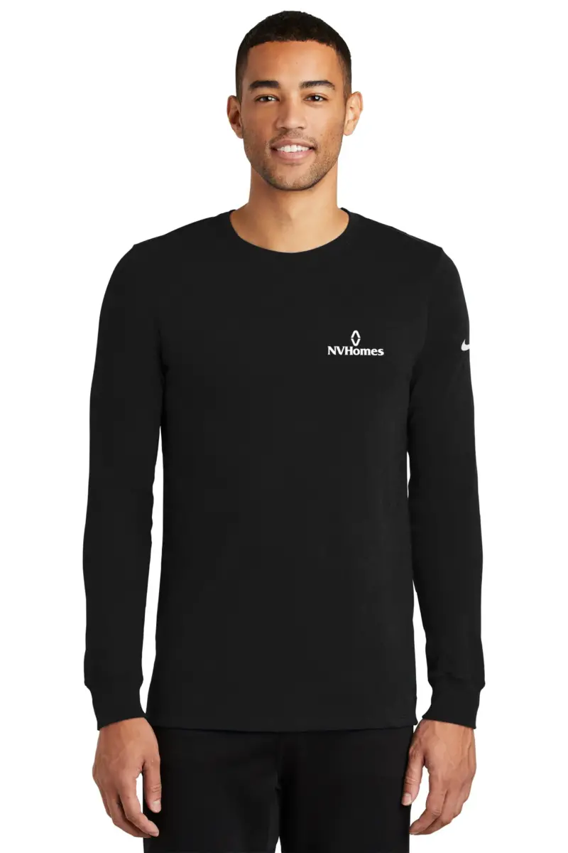 NVHomes - Nike Men's Dri-FIT Cotton/Poly Long Sleeve Tee