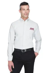 NVR Manufacturing - ULTRACLUB Men's Classic Wrinkle-Resistant Long-Sleeve Oxford