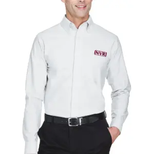 NVR Inc - ULTRACLUB Men's Classic Wrinkle-Resistant Long-Sleeve Oxford