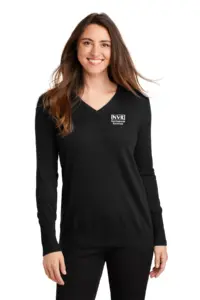 NVR Settlement Services - Port Authority Ladies V-Neck Sweater