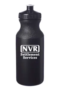 NVR Settlement Services - 20 Oz. Custom Plastic Water Bottles