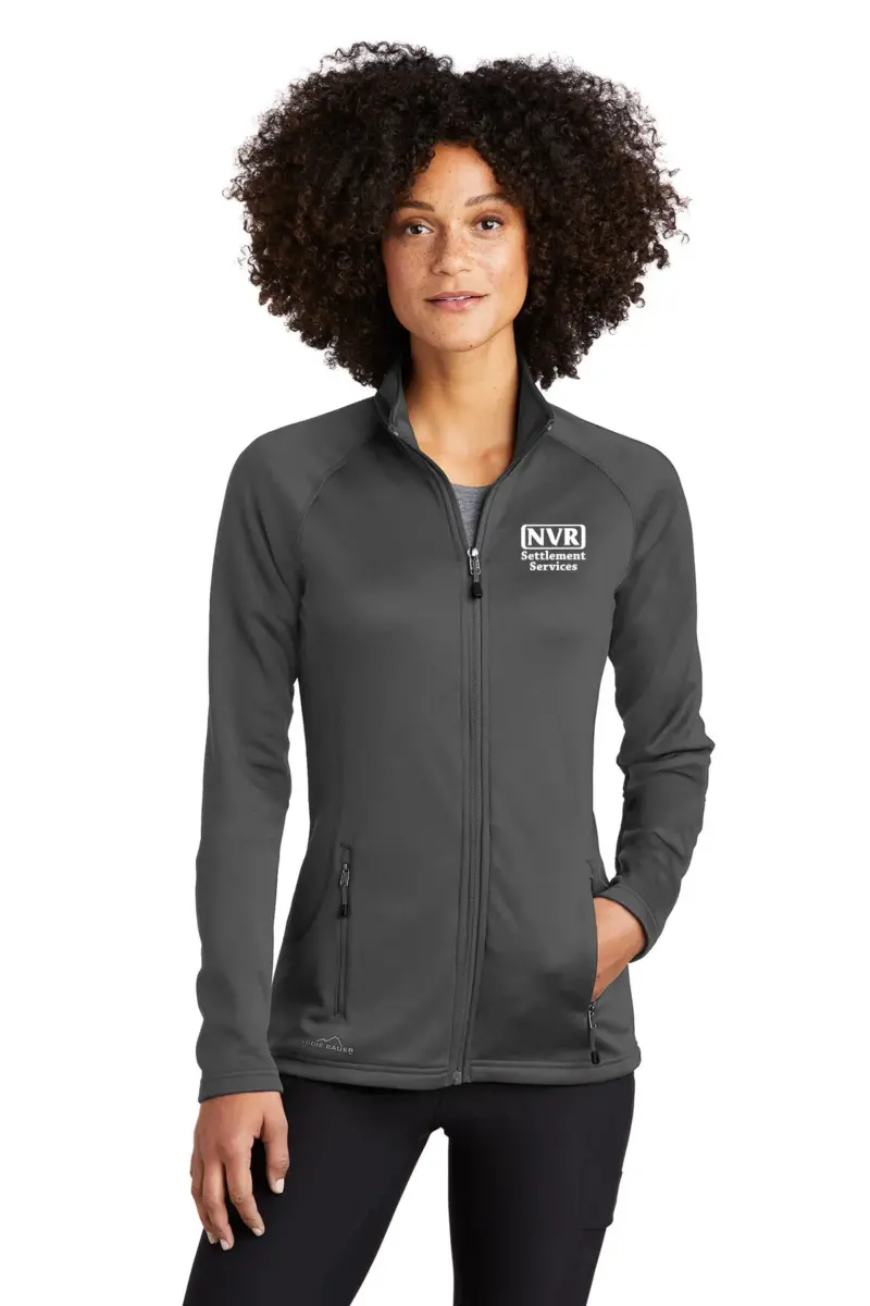 NVR Settlement Services - Eddie Bauer Ladies Smooth Fleece Full-Zip Sweater