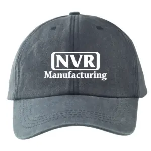 NVR Manufacturing - Embroidered Lynx Washed Cotton Baseball Caps (Min 12 pcs)
