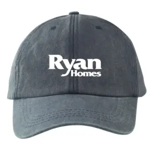 Ryan Homes - Embroidered Lynx Washed Cotton Baseball Caps (Min 12 pcs)