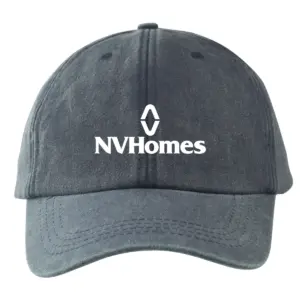NVHomes - Embroidered Lynx Washed Cotton Baseball Caps (Min 12 pcs)