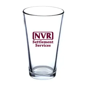 NVR Settlement Services - 16 Oz. Pint Glasses