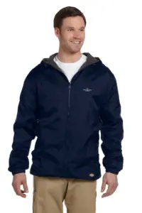 Heartland Homes - Dickies Men's Fleece-Lined Hooded Nylon Jacket