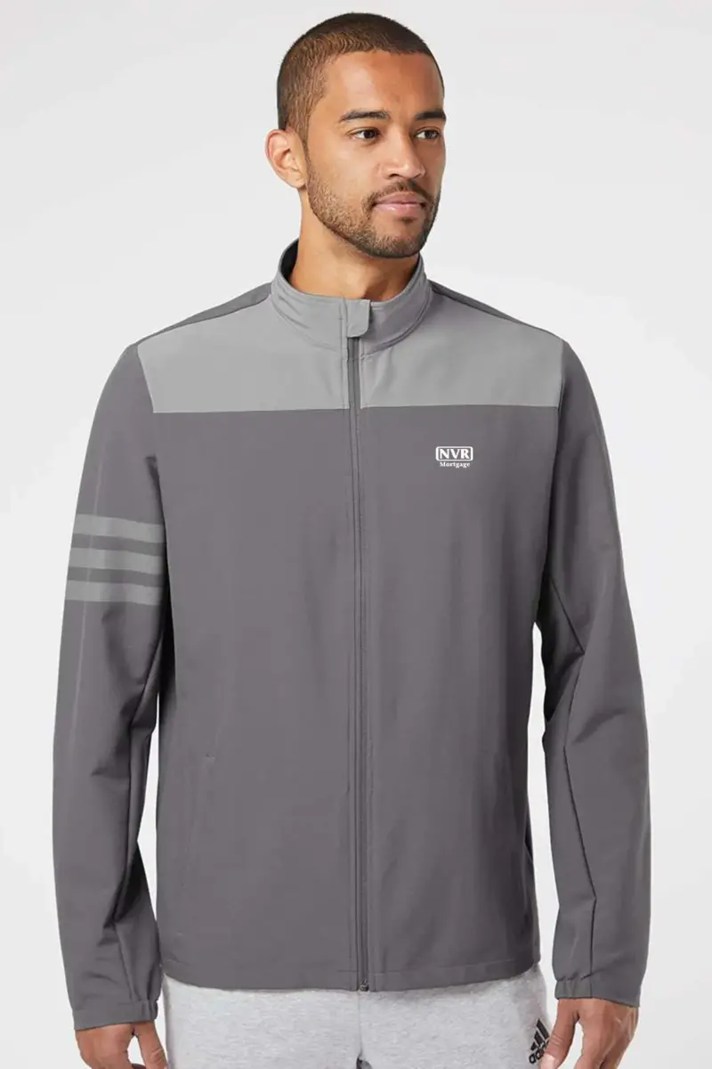 NVR Mortgage - Adidas® 3-Stripes Full-Zip Jacket