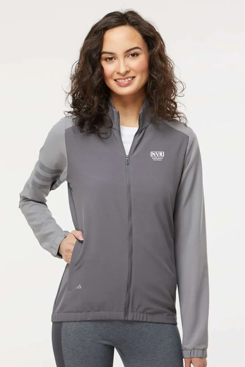 NVR Settlement Services - Adidas - Women's 3-Stripes Full-Zip Jacket