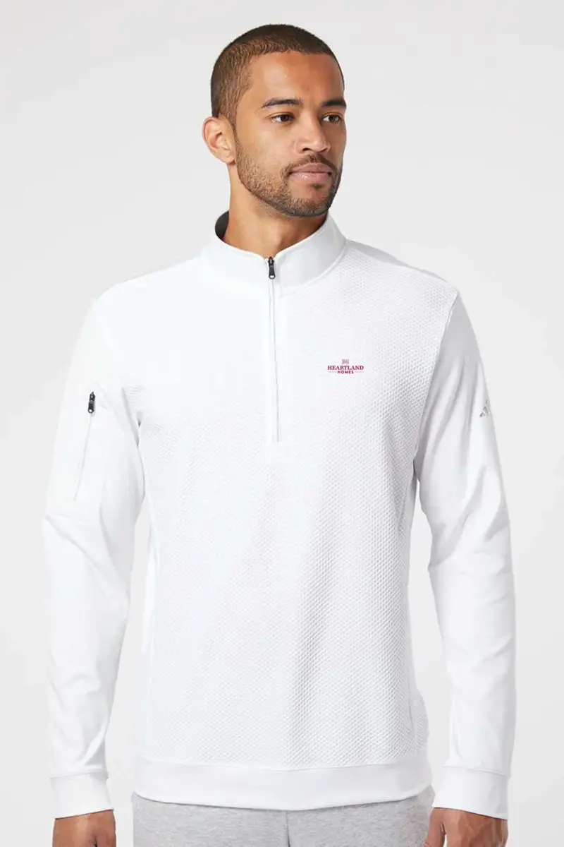 Heartland Homes - Adidas® Performance Textured Quarter-Zip Pullover