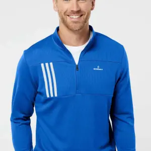 NVHomes - Adidas® 3-Stripes Double Knit Quarter-Zip Pullover