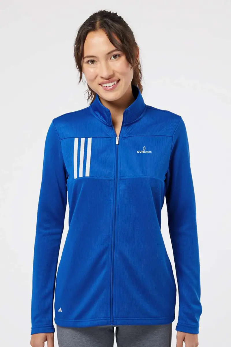 NVHomes - Adidas - Women's 3-Stripes Double Knit Full-Zip