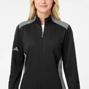 Ryan Homes - Adidas - Women's Textured Mixed Media Full-Zip Jacket