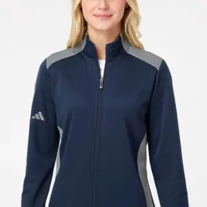 Ryan Homes - Adidas - Women's Textured Mixed Media Full-Zip Jacket