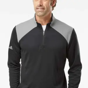 Ryan Homes - Adidas® Textured Mixed Media Quarter-Zip Pullover
