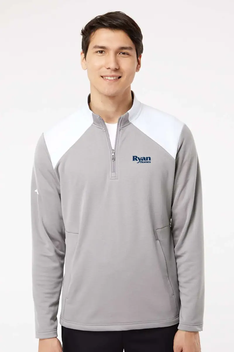 Ryan Homes - Adidas® Textured Mixed Media Quarter-Zip Pullover