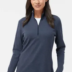 NVHomes - Adidas - Women's 3-Stripes Quarter-Zip Sweater
