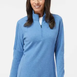 Heartland Homes - Adidas - Women's 3-Stripes Quarter-Zip Sweater