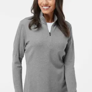 Ryan Homes - Adidas - Women's 3-Stripes Quarter-Zip Sweater