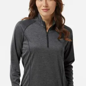 Heartland Homes - Adidas - Women's Space Dyed Quarter-Zip Pullover