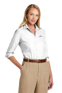 nvhomes brooks brothers® women’s wrinkle free stretch nailhead shirt