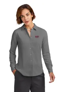 NVR Mortgage - Brooks Brothers® Women’s Full-Button Satin Blouse