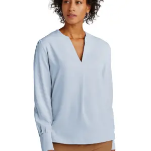 Heartland Homes - Brooks Brothers® Women’s Open-Neck Satin Blouse