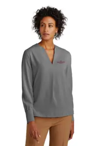 Heartland Homes - Brooks Brothers® Women’s Open-Neck Satin Blouse