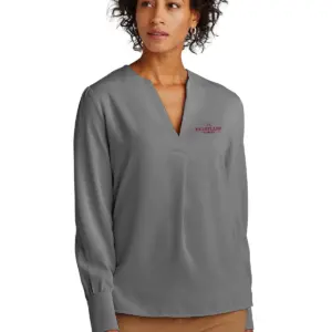 Heartland Homes - Brooks Brothers® Women’s Open-Neck Satin Blouse