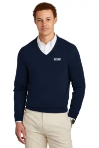 NVR Inc - Brooks Brothers® Cotton Stretch V-Neck Sweater