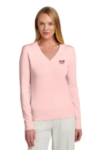 NVR Settlement Services - Brooks Brothers® Women’s Cotton Stretch V-Neck Sweater