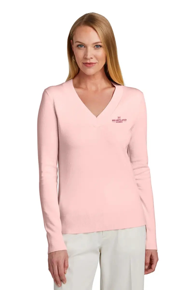Heartland Homes - Brooks Brothers® Women’s Cotton Stretch V-Neck Sweater