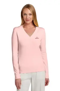 NVHomes - Brooks Brothers® Women’s Cotton Stretch V-Neck Sweater