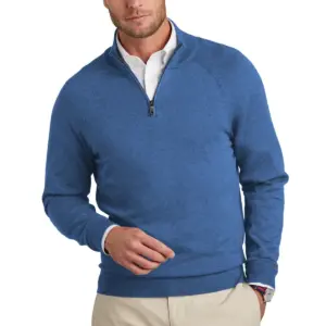 NVR Mortgage - Brooks Brothers® Cotton Stretch 1/4-Zip Sweater