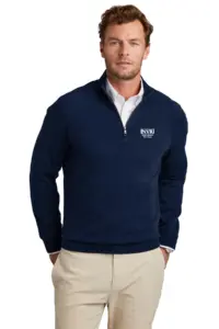 NVR Settlement Services - Brooks Brothers® Cotton Stretch 1/4-Zip Sweater