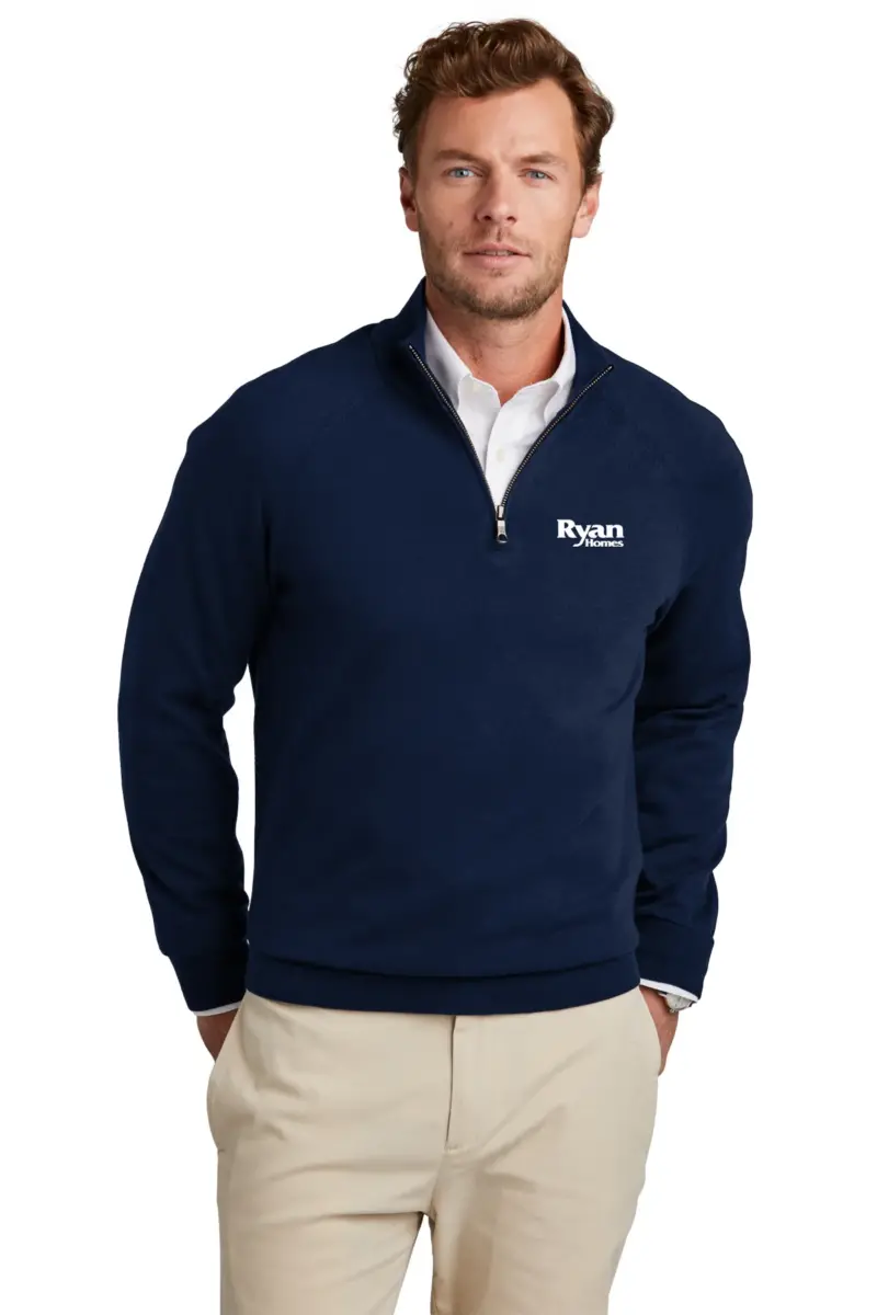 Ryan Homes - Brooks Brothers® Cotton Stretch 1/4-Zip Sweater