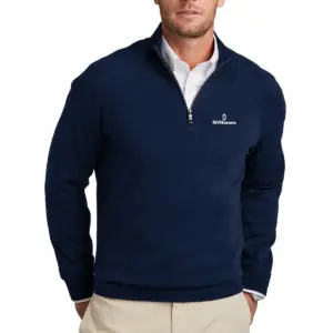 NVHomes - Brooks Brothers® Cotton Stretch 1/4-Zip Sweater