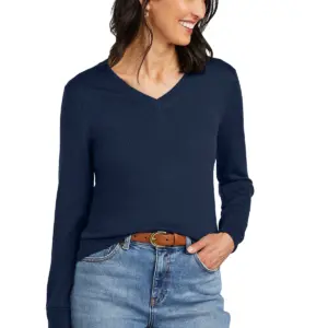 NVR Settlement Services - Brooks Brothers ® Women’s Washable Merino V-Neck Sweater