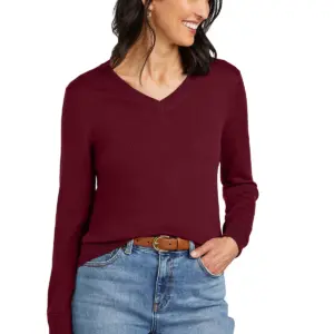 NVR Mortgage - Brooks Brothers ® Women’s Washable Merino V-Neck Sweater