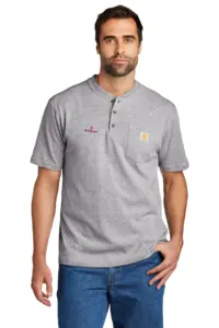 NVHomes - Carhartt® Short Sleeve Henley T-Shirt