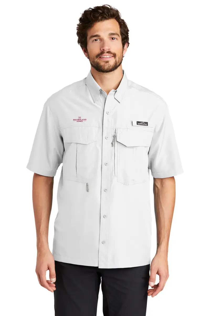 Heartland Homes - Eddie Bauer® Short Sleeve Performance Fishing Shirt