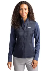 Ryan Homes - Cutter & Buck Stealth Hybrid Quilted Womens Full Zip Windbreaker Jacket