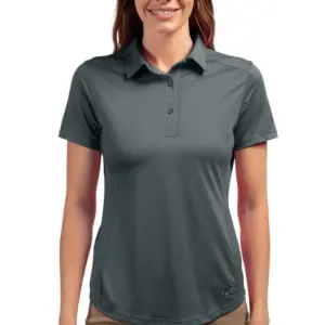 Heartland Homes - Cutter & Buck Prospect Eco Textured Stretch Recycled Womens Short Sleeve Polo
