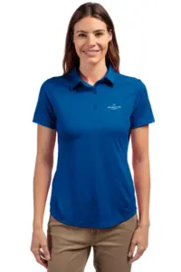 Heartland Homes - Cutter & Buck Prospect Eco Textured Stretch Recycled Womens Short Sleeve Polo