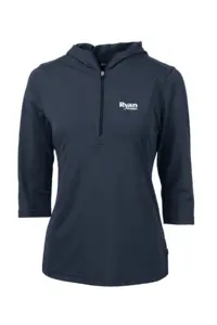 Ryan Homes - Cutter & Buck Virtue Eco Pique Recycled Half Zip Pullover Womens Hoodie