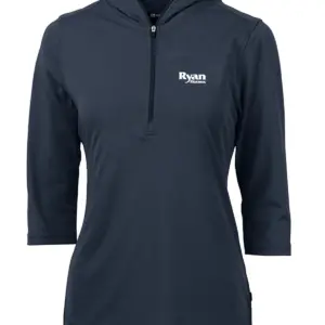 Ryan Homes - Cutter & Buck Virtue Eco Pique Recycled Half Zip Pullover Womens Hoodie