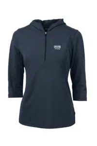 NVR Mortgage - Cutter & Buck Virtue Eco Pique Recycled Half Zip Pullover Womens Hoodie