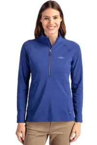 Heartland Homes - Cutter & Buck Adapt Eco Knit Stretch Recycled Womens Half Zip Pullover